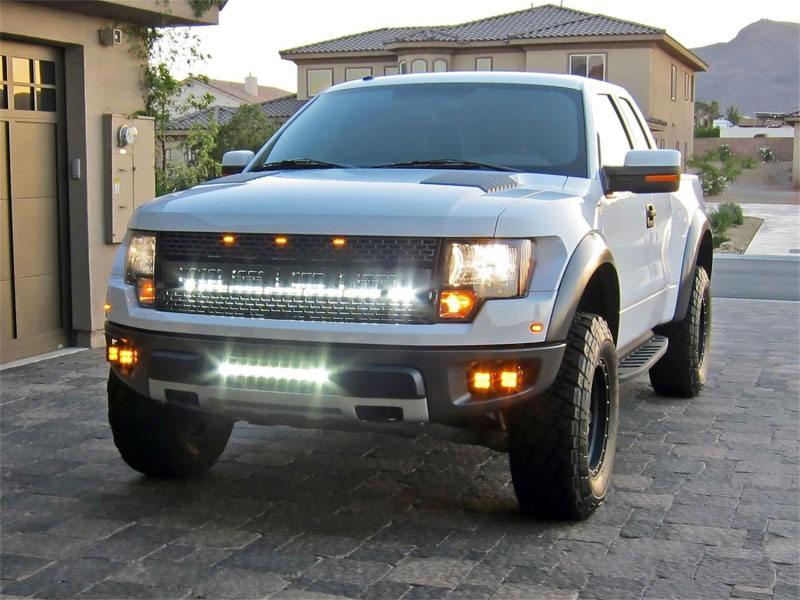 Rigid Industries Ford Raptor - Fog Light Brackets - Mounts 4