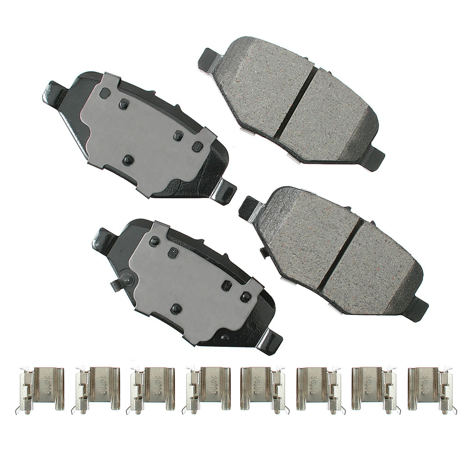 Akebono Brake Corporation act1612 | AKEBONO BRAKE CORPORATION Brake Pads Dodge Caravan 12-16; 2012-2016