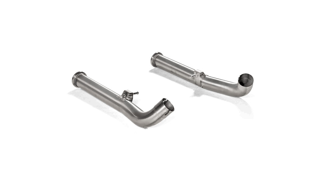 Akrapovic l-me/ss/1 | 2019 Mercedes-Benz G63 AMG Link Pipe Set for OPF/GPF (SS); 2019-2022