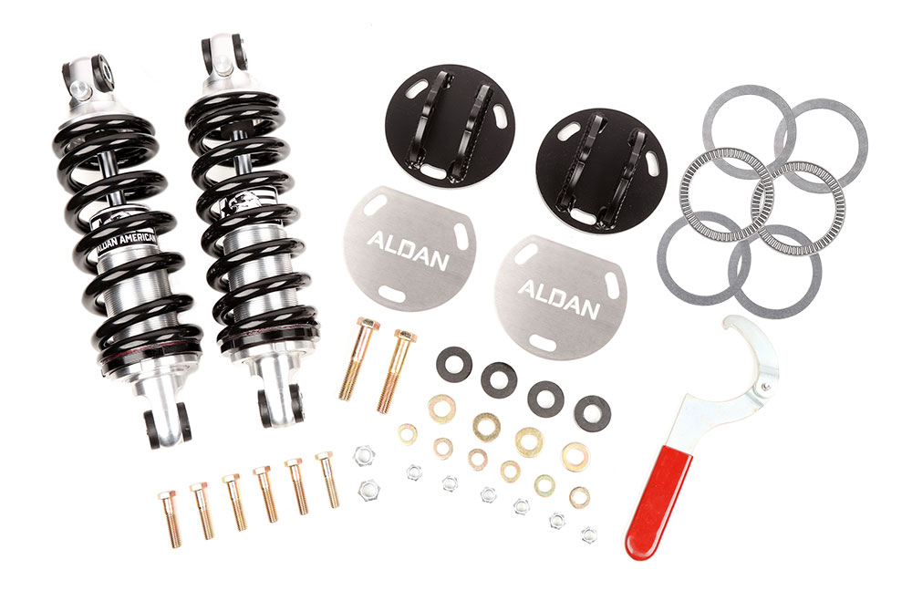 Aldan American 300184 | ALDAN AMERICAN Coil-Over Kit Ford 03-11 Cown Vic Front Single Adj. 650 lb. Springs Kit; 2003-2004