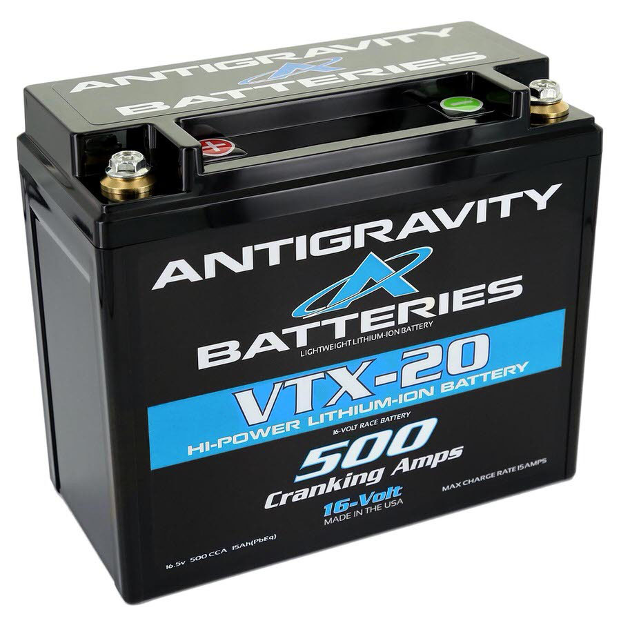 Antigravity Batteries ag-vtx-20-r | Antigravity Special Voltage YTX12 Case 16V Lithium Battery - Right Side Negative Terminal