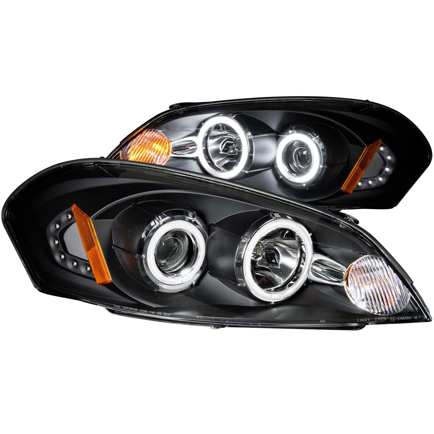 ANZO 121236 - ANZO USA Chevrolet Monte Carlo Projector Headlights W ...