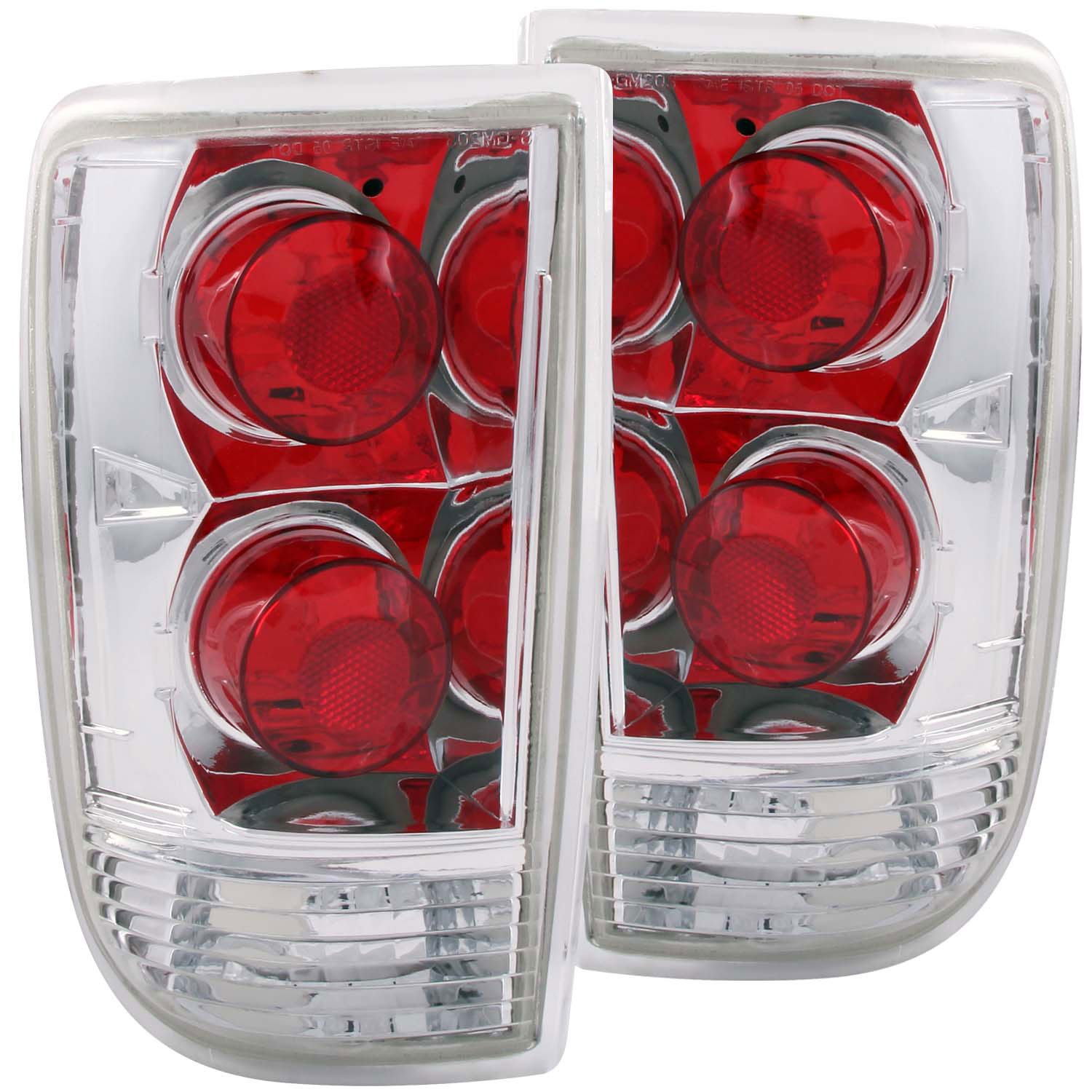 ANZO 211004 | USA Oldsmobile Bravada Taillights Chrome; 1996-2001