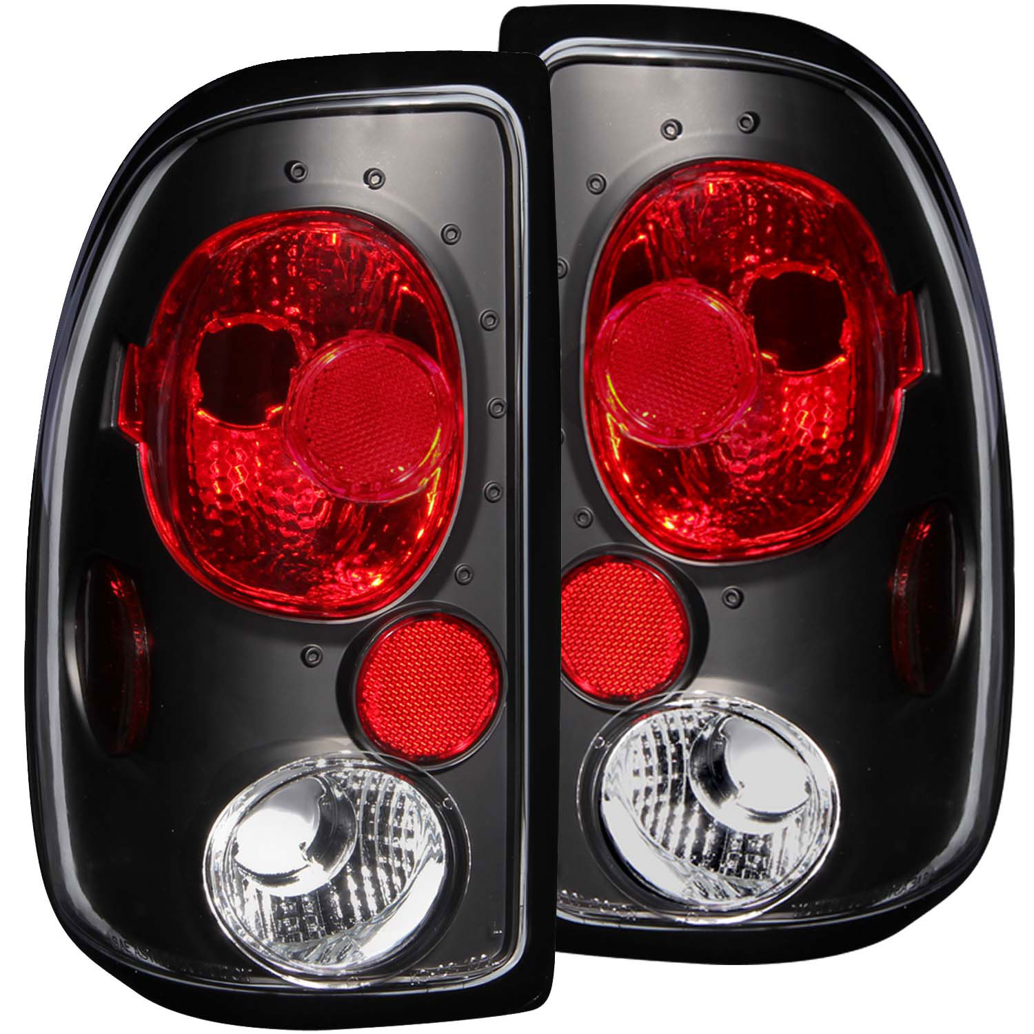 ANZO 211042 | USA Dodge Dakota Taillights Black; 1997-2004