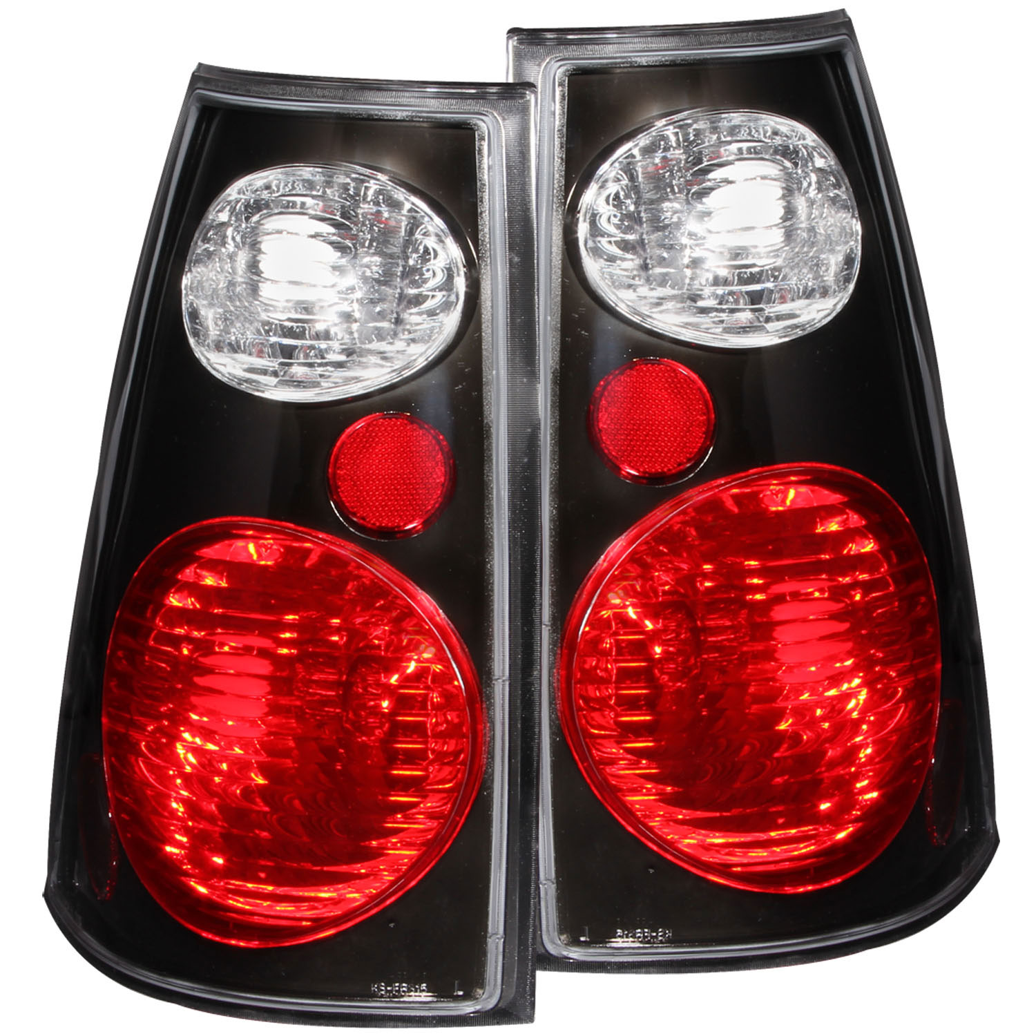 ANZO 211087 | USA Ford Explorer Sport Trac Taillights Black; 2001-2005