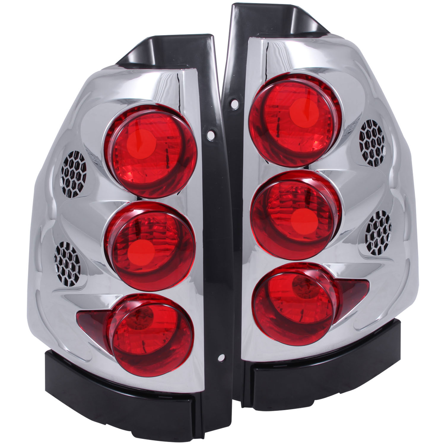 ANZO 211091 | USA GMC Envoy Not Xuv Taillights Chrome; 2002-2008