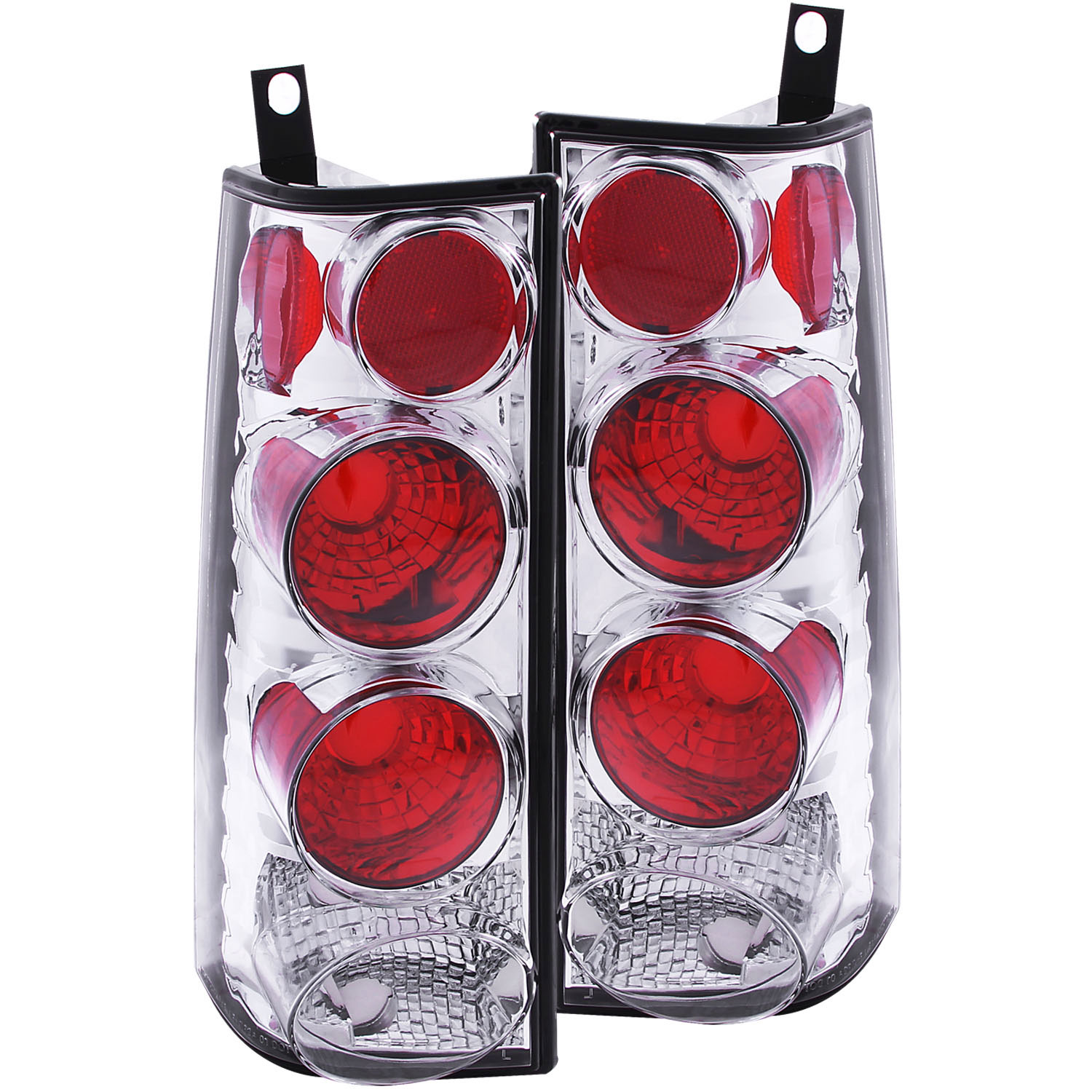 ANZO 211147 | USA GMC Savana Taillights Chrome; 1996-2002