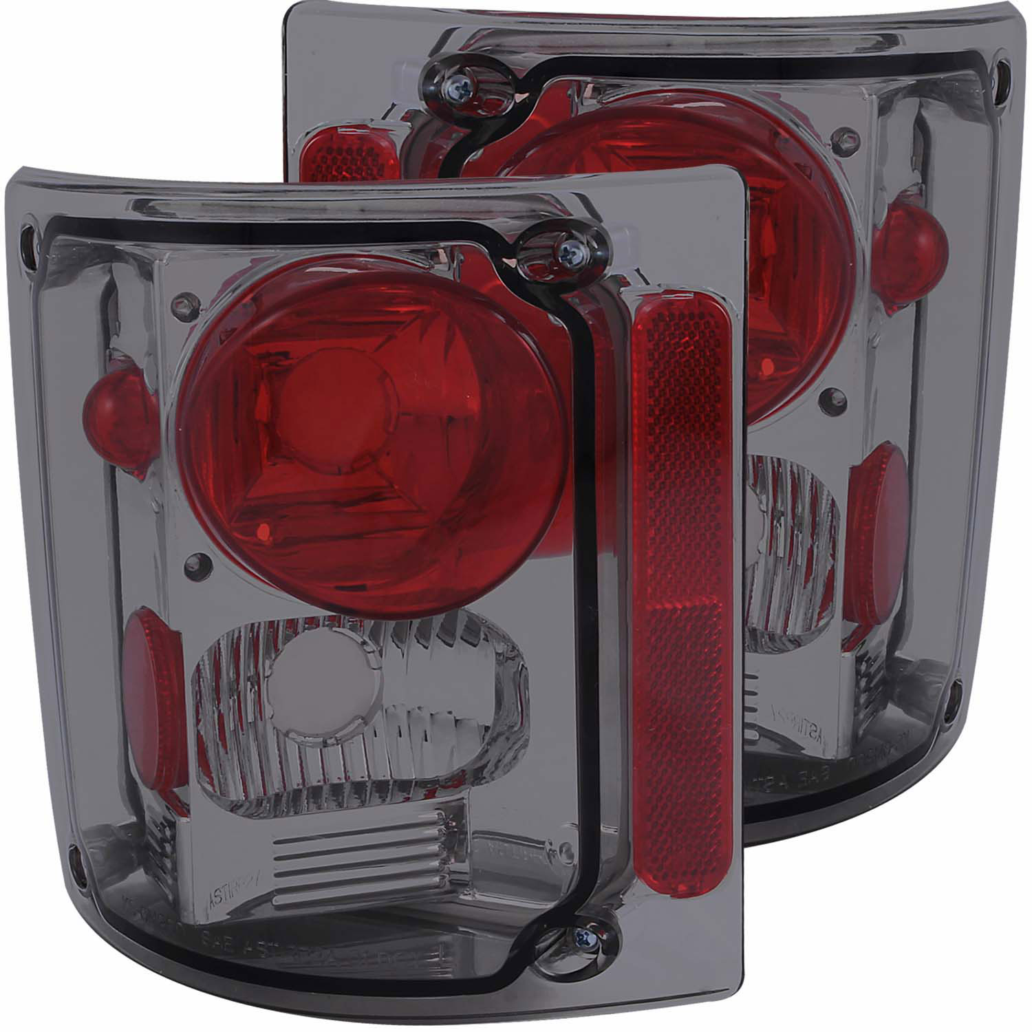 ANZO 211153 | USA Chevrolet C Taillights Smoke; 1973-1987