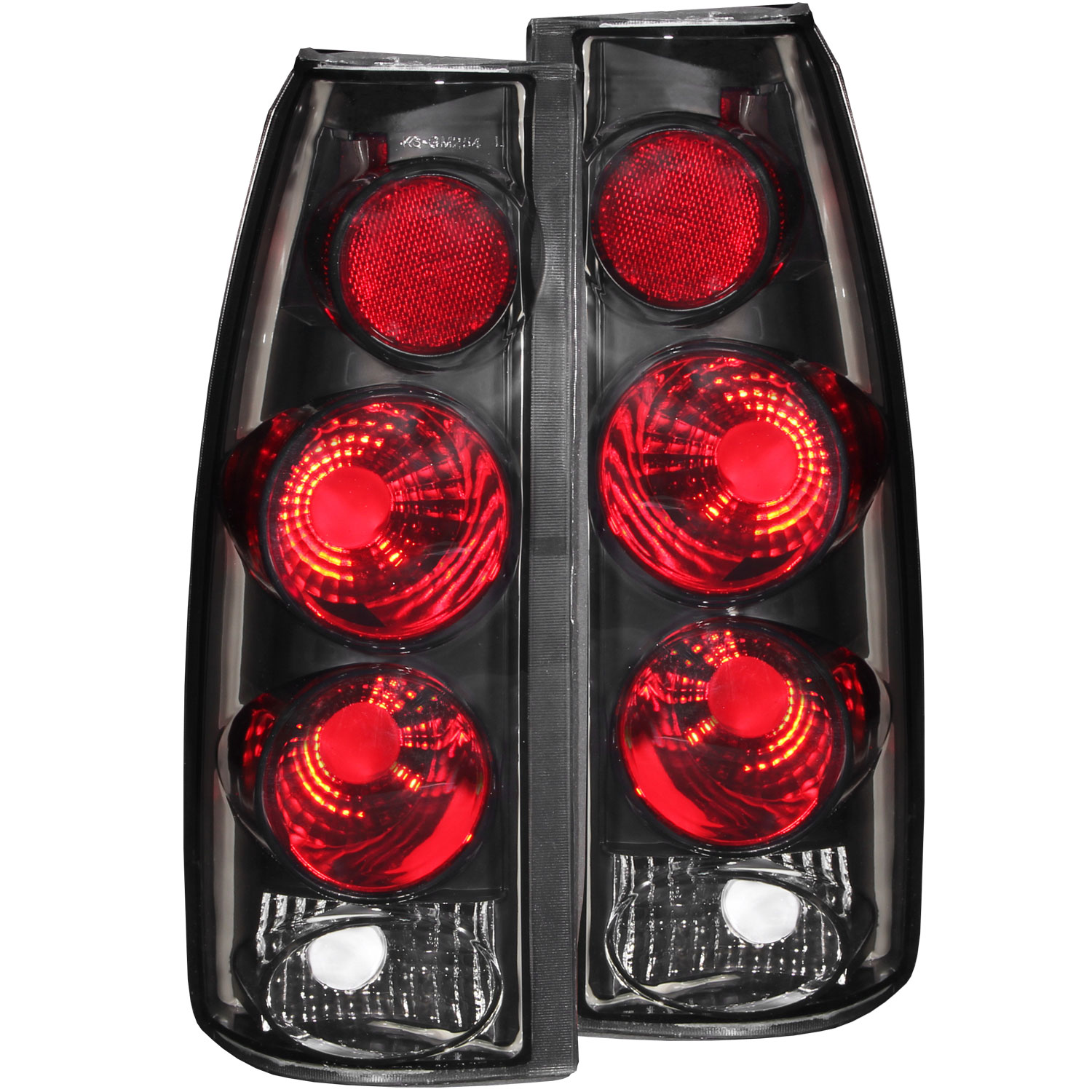 ANZO 211154 | USA Chevrolet C1500 Taillights Dark Smoke 3d Style; 1988-1998