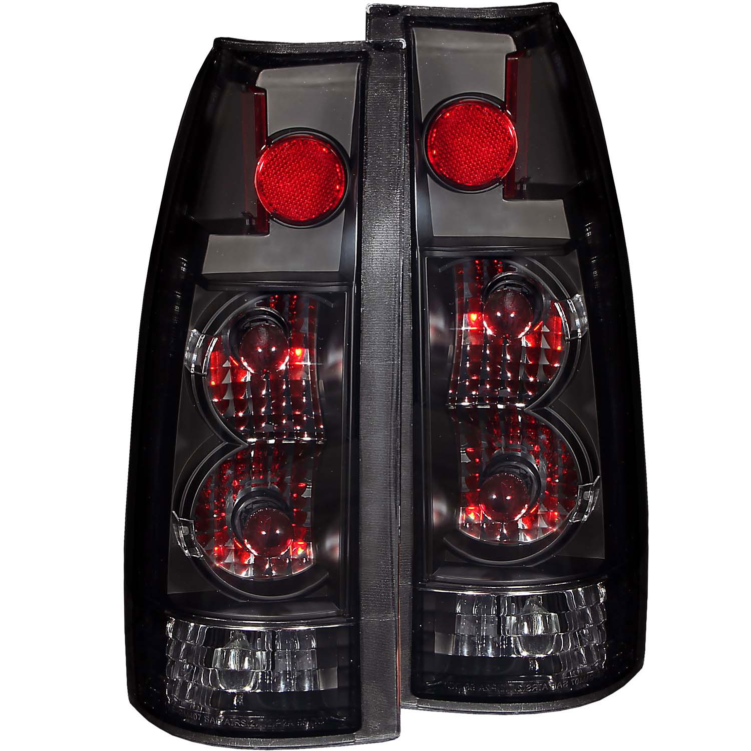 ANZO 211156 | USA Chevrolet C1500 Taillights Dark Smoke G2; 1988-1998