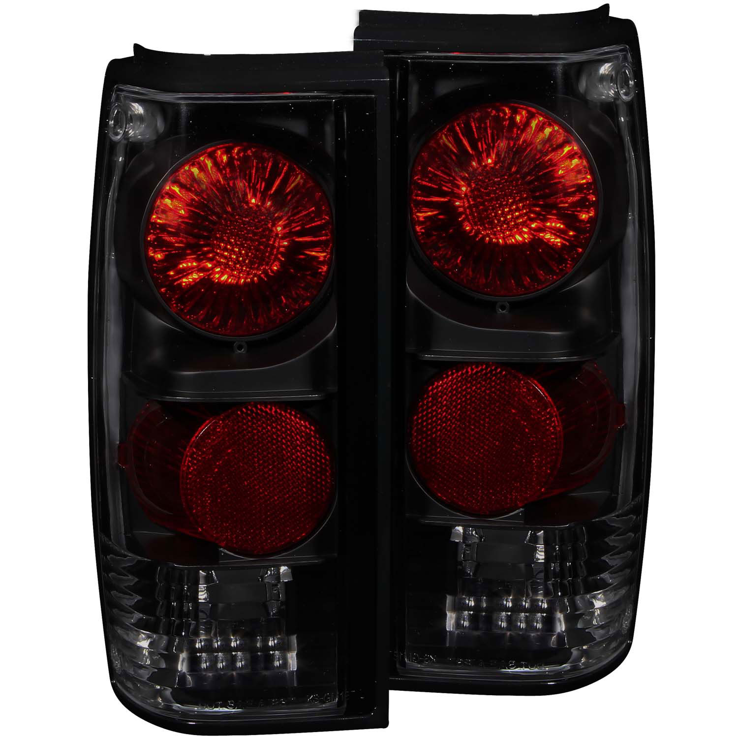 ANZO 211163 | USA Chevrolet S-10 Taillights Dark Smoke; 1982-1994