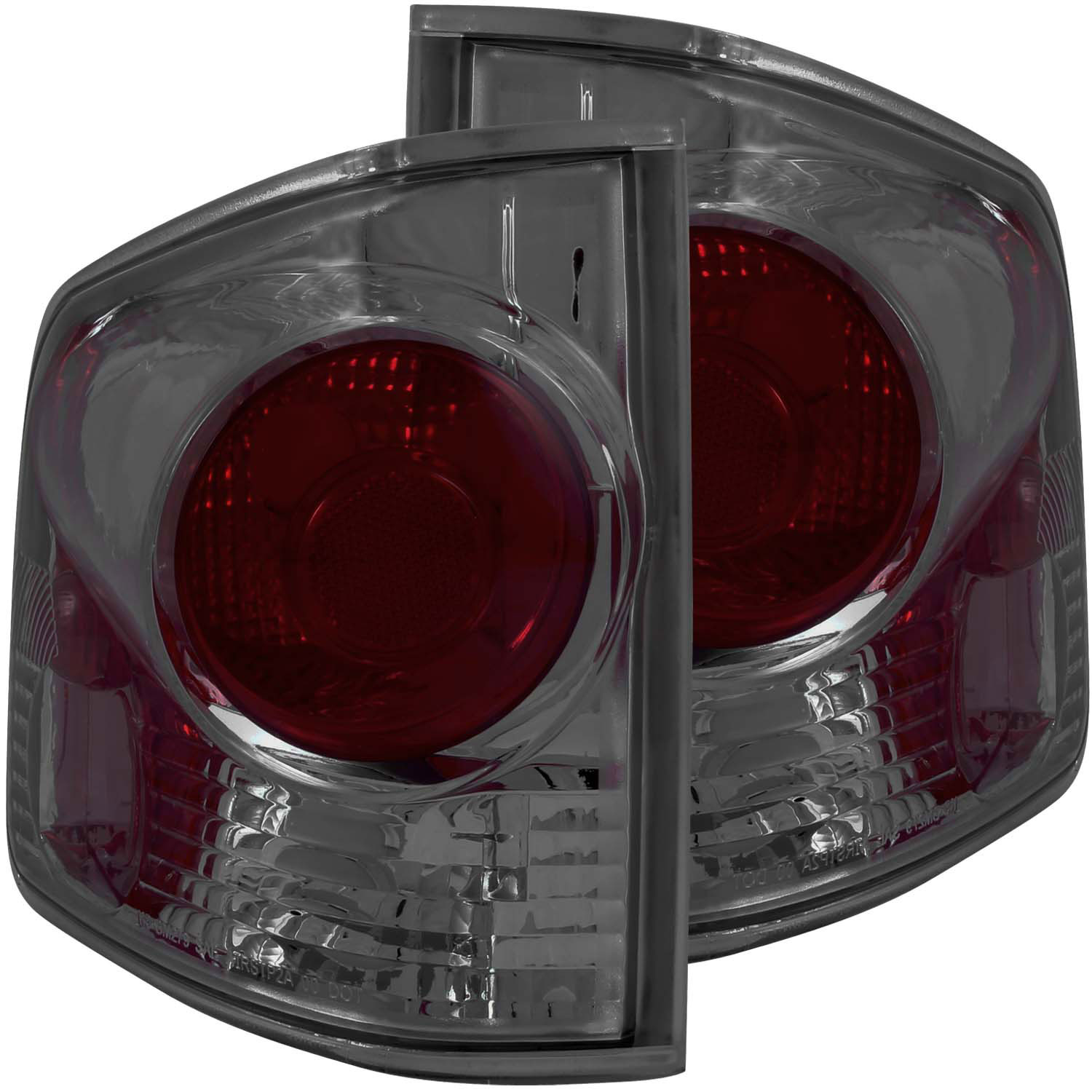 ANZO 211166 | USA Chevrolet S-10 Taillights Smoke 3d Style; 1995-2005