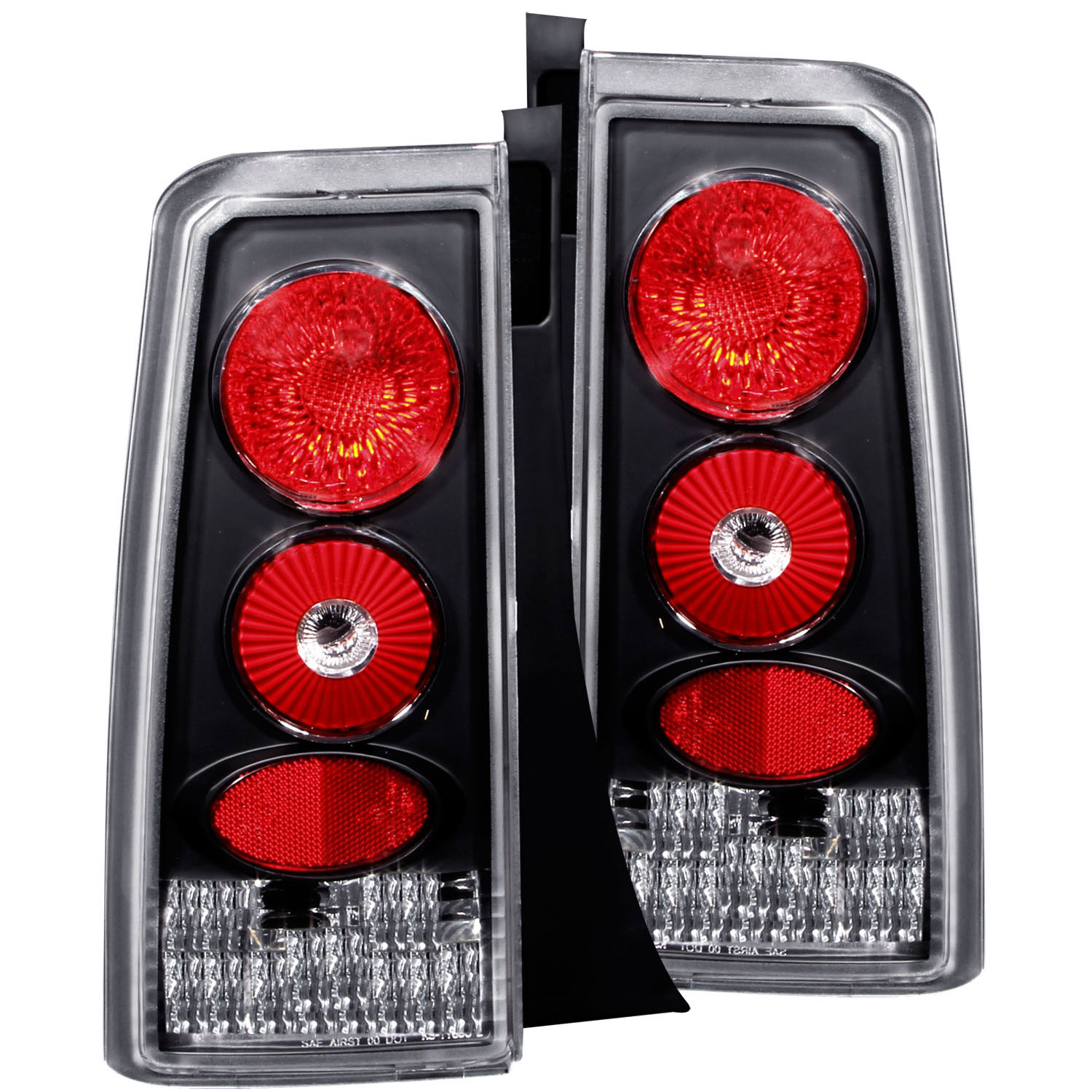 ANZO 221103 | USA Scion Xb Taillights Black; 2004-2007