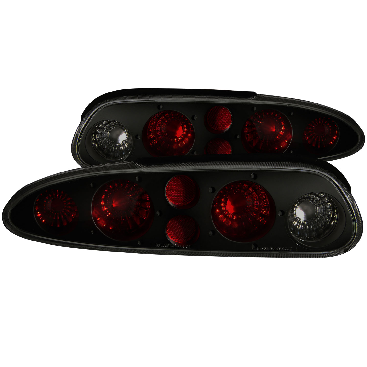 ANZO 221175 | USA Chevrolet Camaro Taillights Dark Smoke; 1993-2002