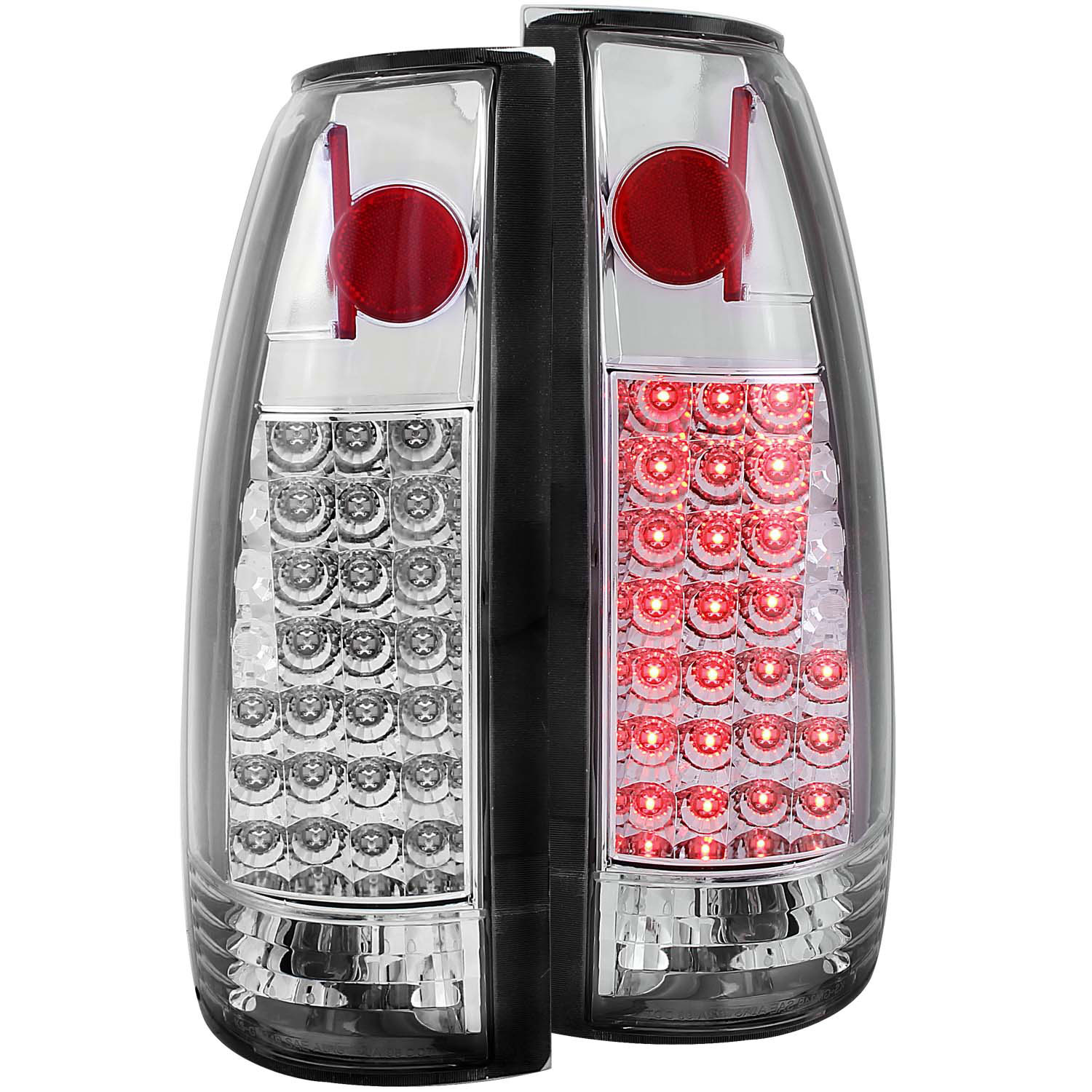 ANZO 311005 | USA GMC Yukon Led Taillights Chrome; 1992-1999