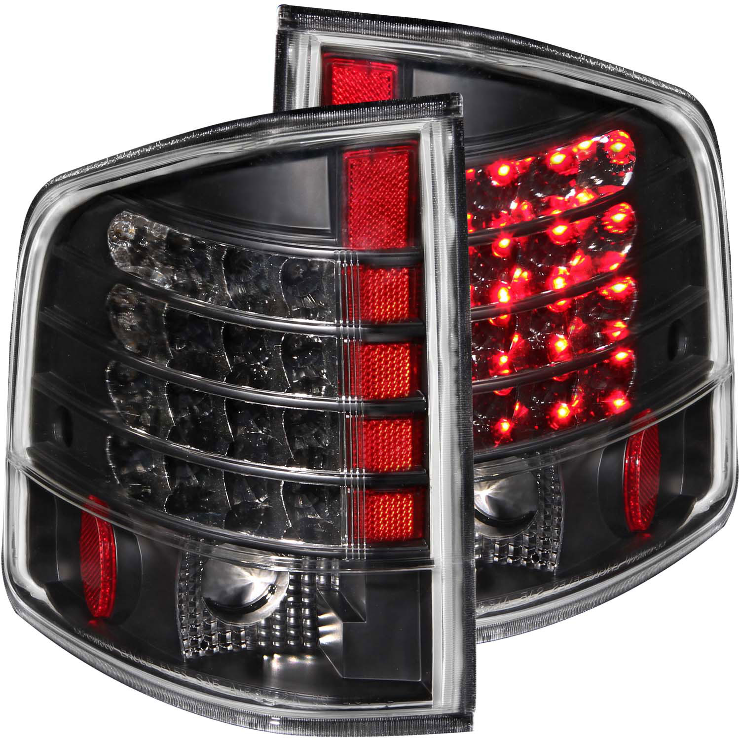 ANZO 311015 | USA Chevrolet S-10 Led Taillights Black; 1995-2005