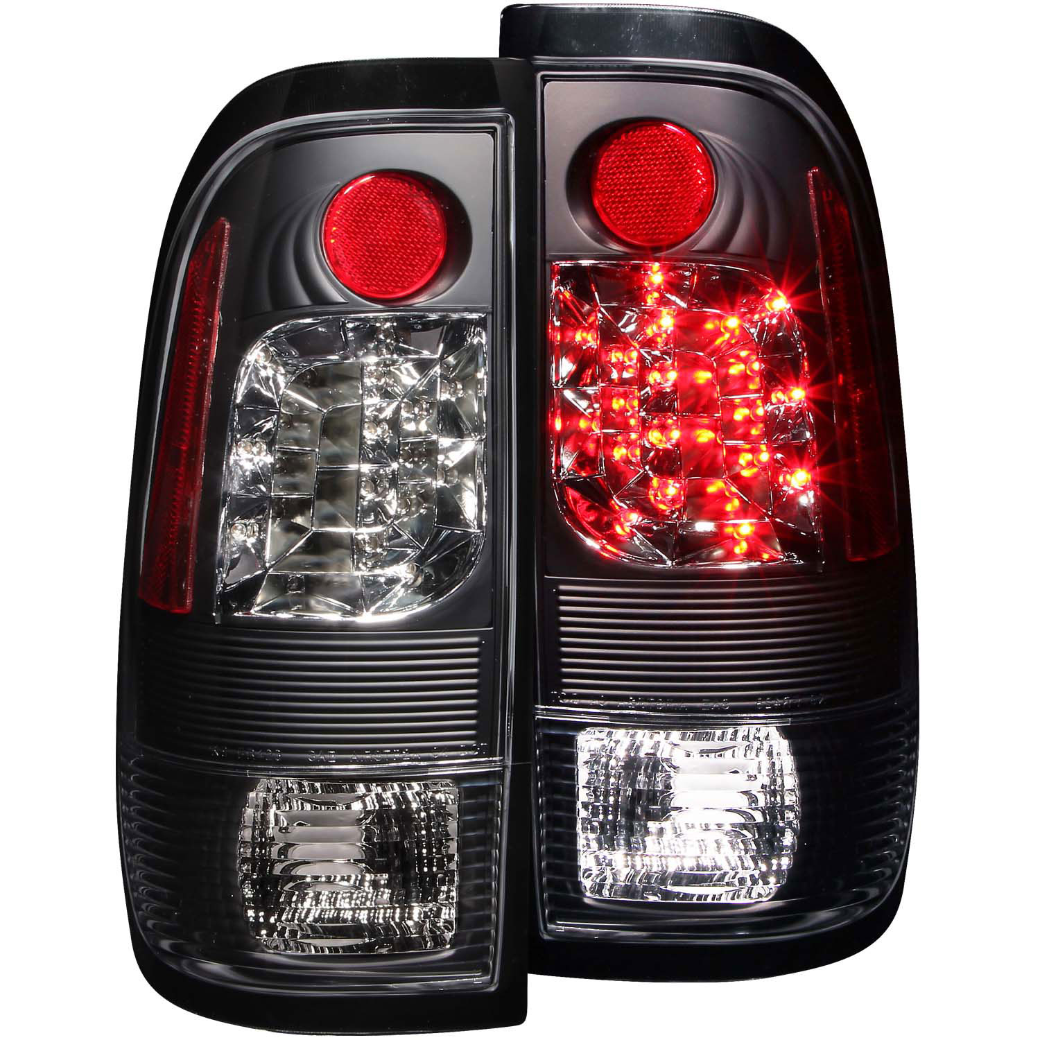 ANZO 311027 | USA Ford F-250 / F-350 Super Duty Led Taillights Black; 1999-2007