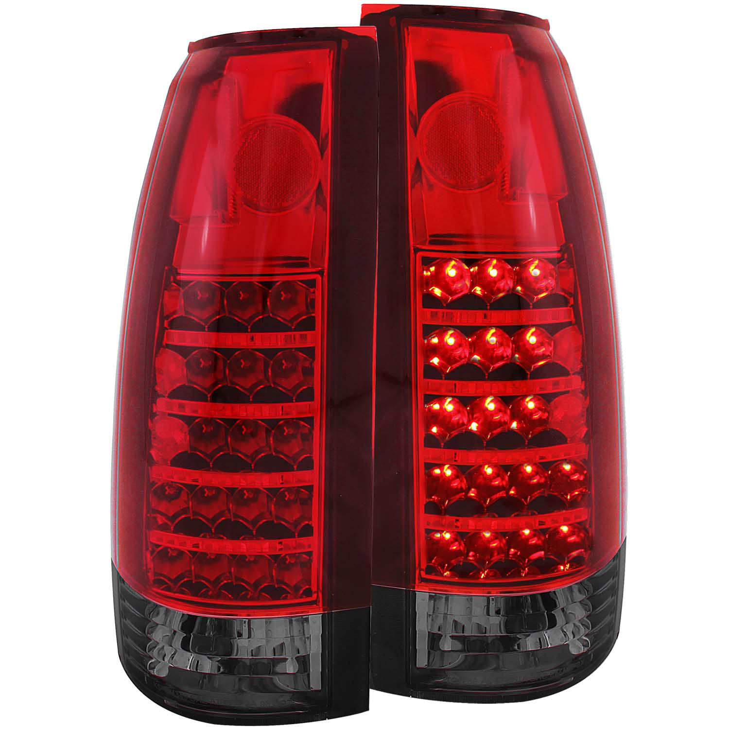 ANZO 311157 | USA Chevrolet C1500 Led Taillights Red/Smoke; 1988-1998