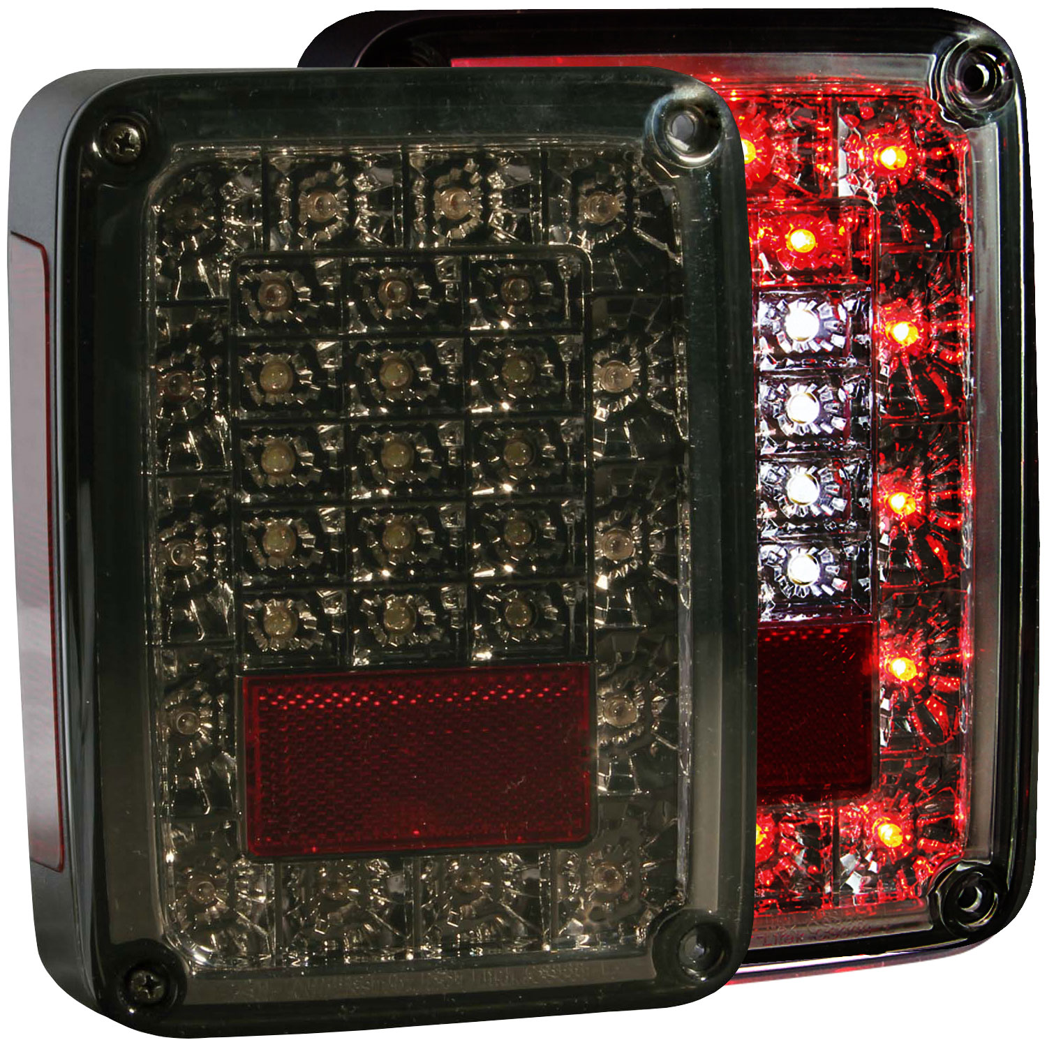 ANZO 311203 | USA Jeep Wrangler Jk Led Taillights Smoke; 2007-2018