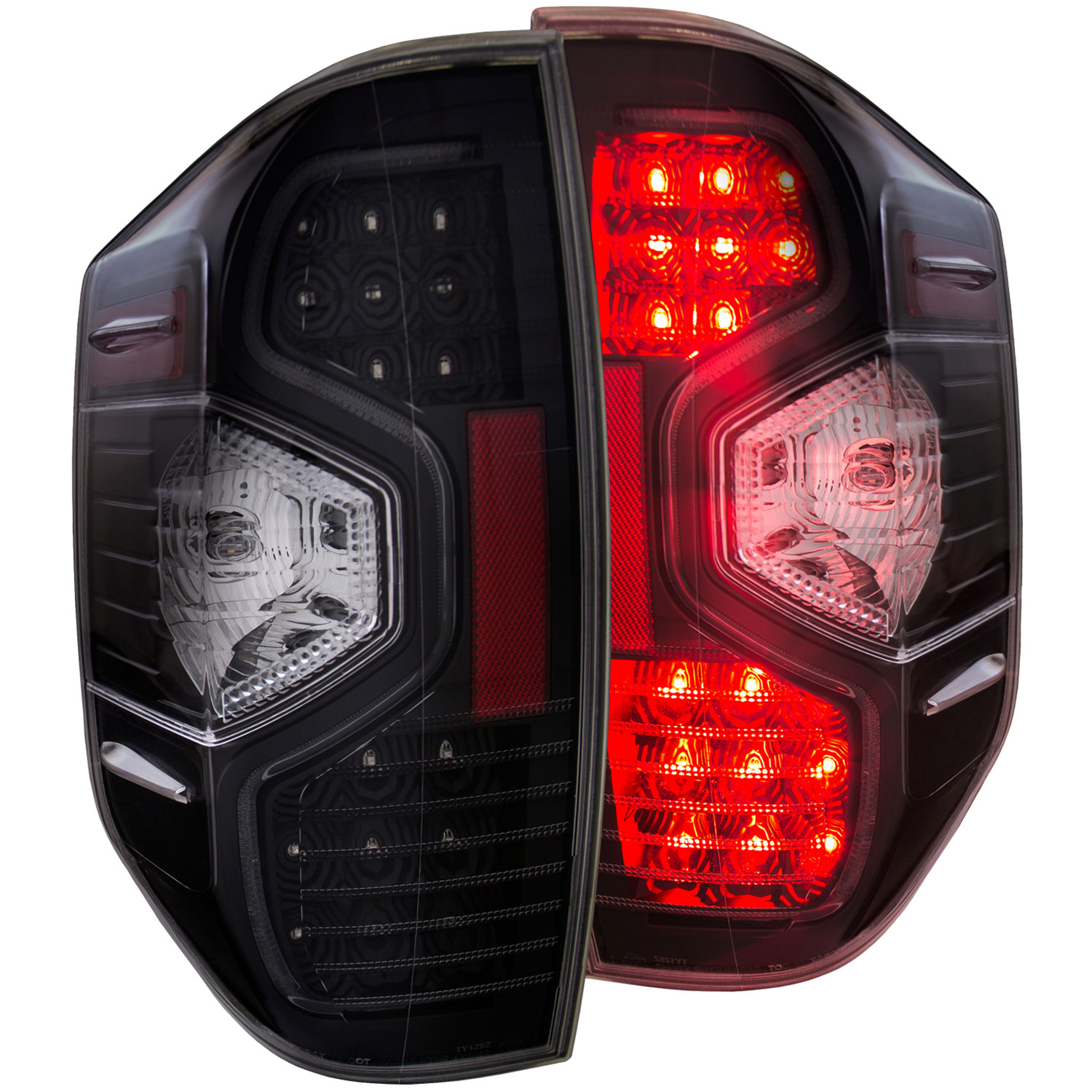 ANZO 311233 | USA Toyota Tundra Led Taillights Black; 2014-2019