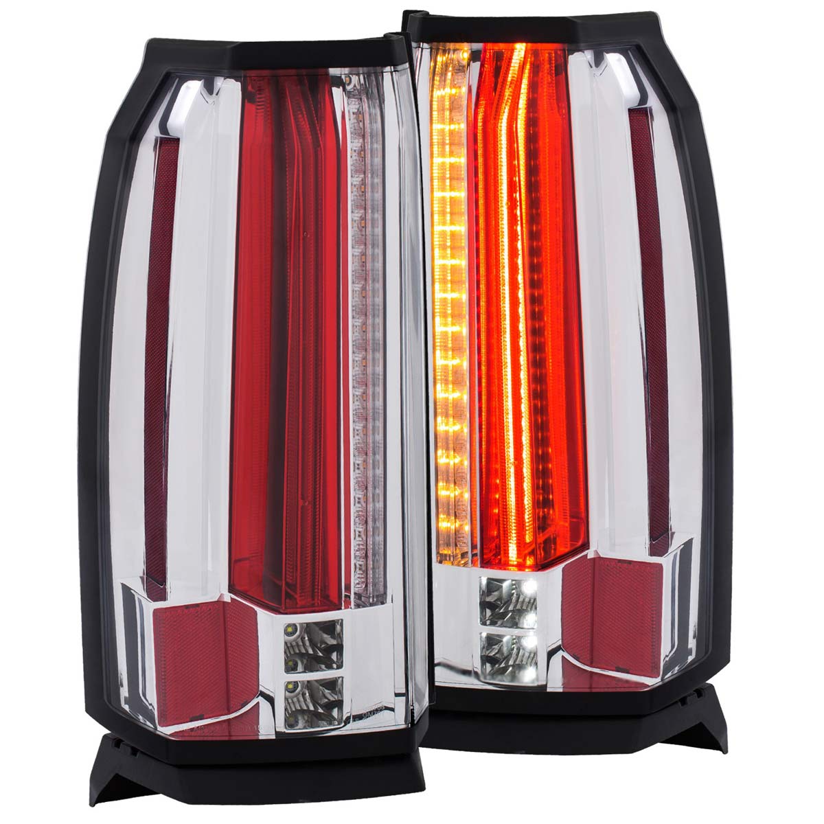 ANZO 311277 | USA GMC Yukon/Yukon Xl Led Taillights Chrome; 2015-2017