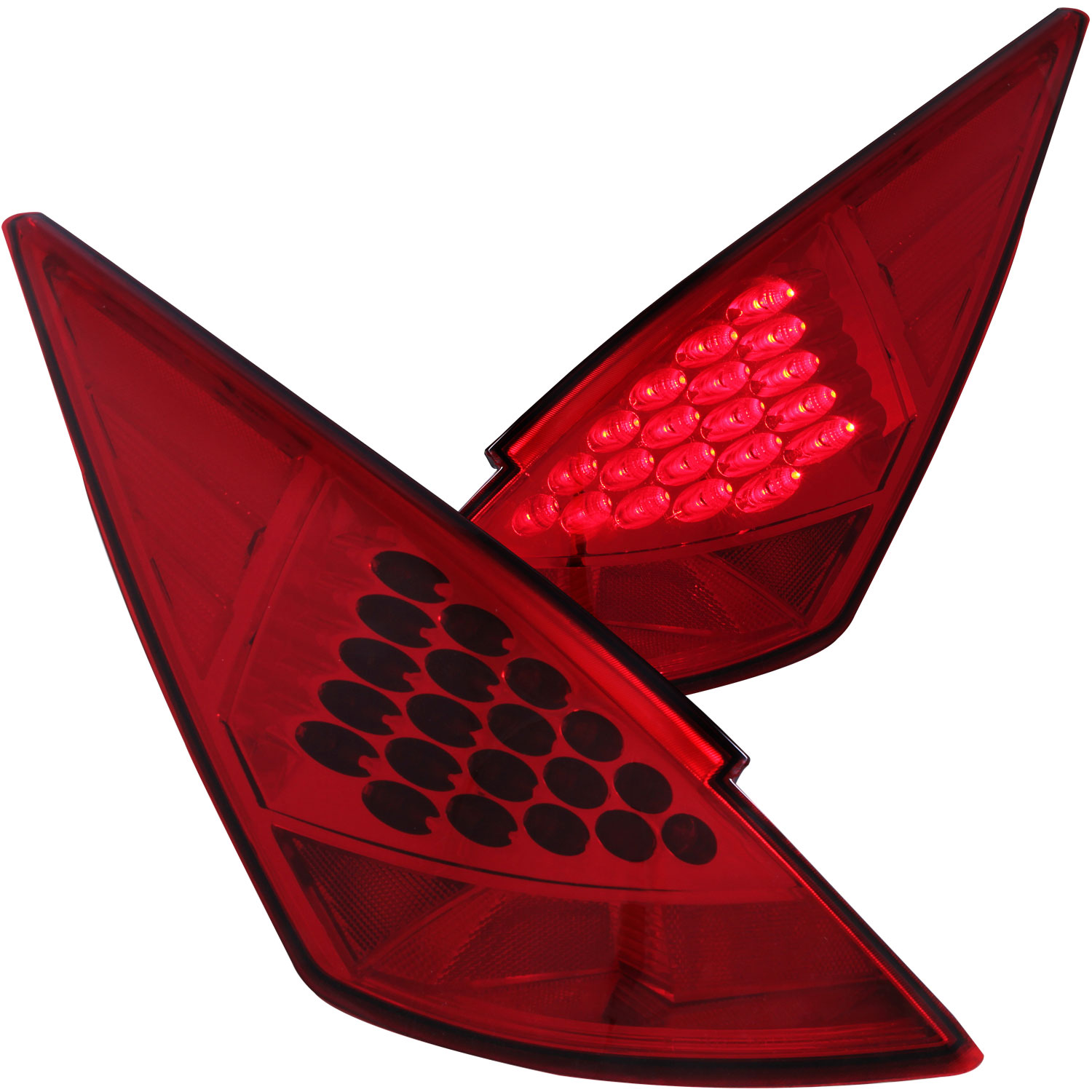 ANZO 321083 | USA Nissan 350z Led Taillights Red; 2003-2005