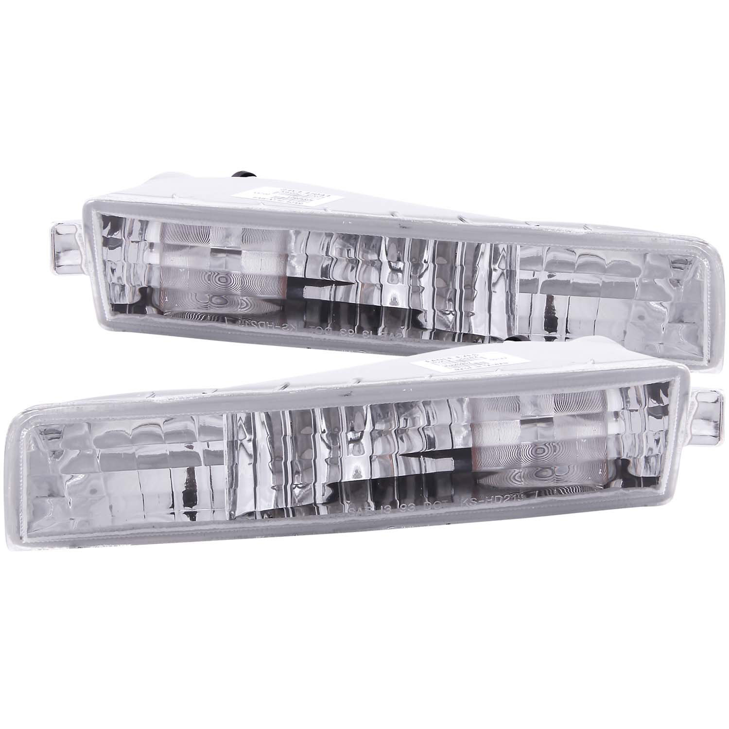 ANZO 511012 | USA Honda Prelude Euro Parking Lights Chrome; 1997-2001