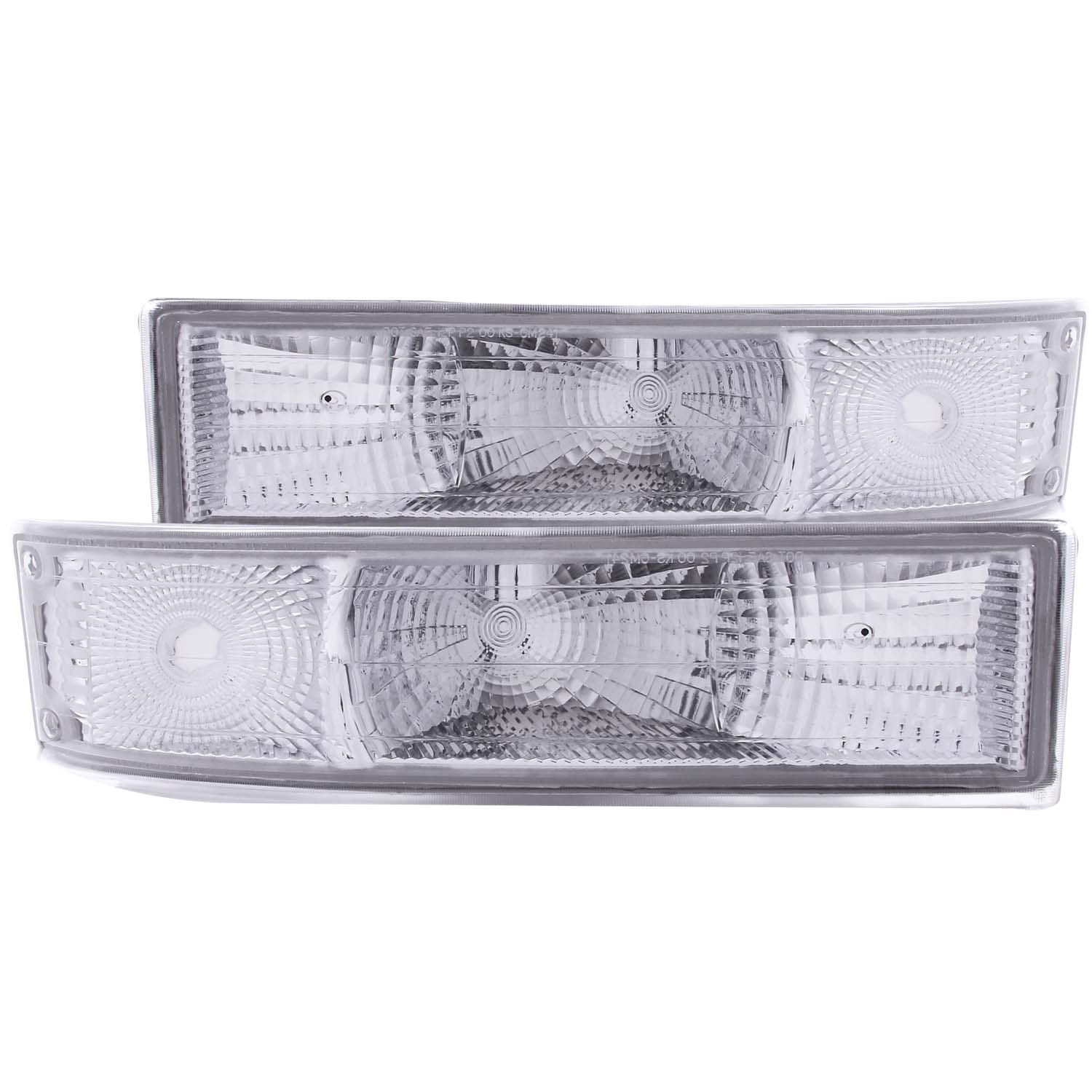 ANZO 511027 | USA Chevrolet Astro Van Euro Parking Lights Chrome; 1995-2005