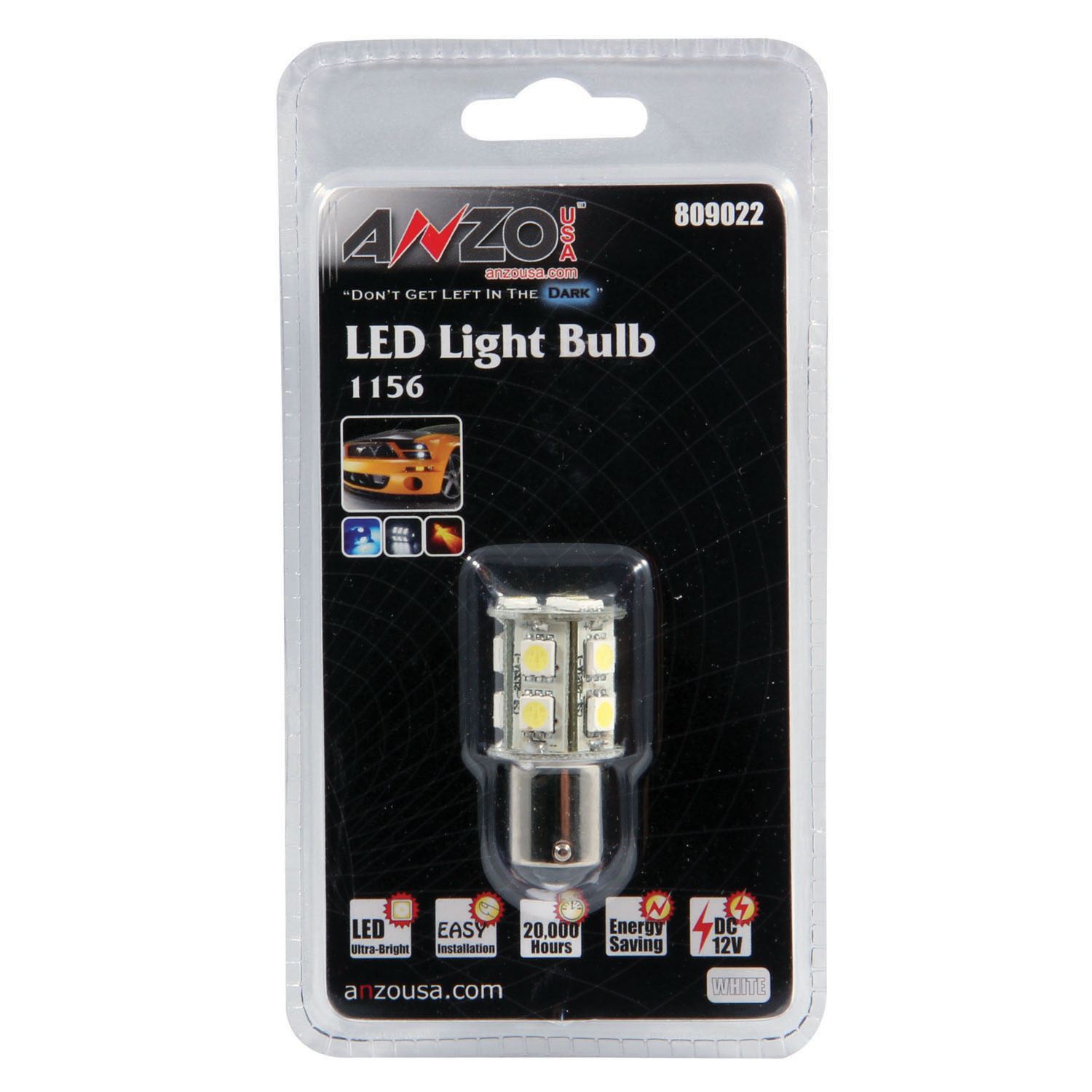 ANZO 809022 | Universal Led 1156 White - 13 Leds 1 3/4" Tall