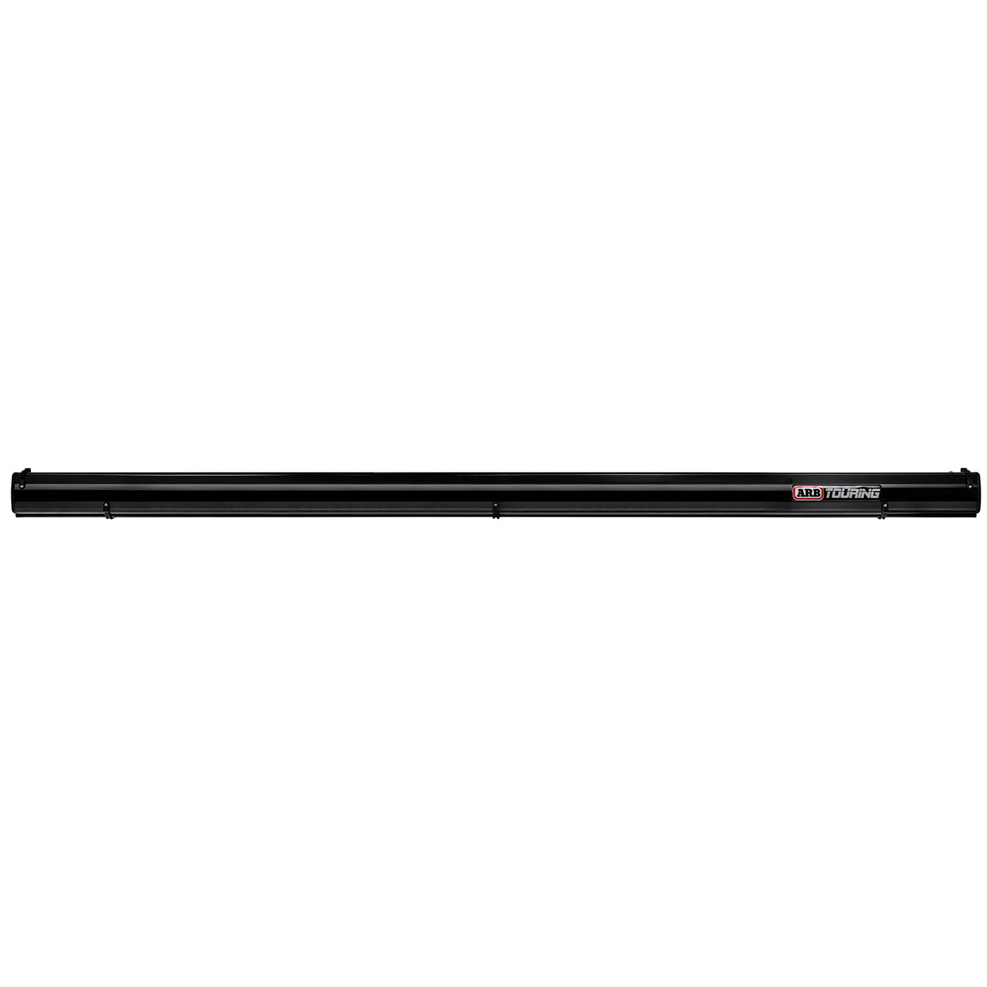 ARB 814412a | Aluminum Awning, Black Frame, 8.2FT x 8.2FT, Installed with LED Light Strip