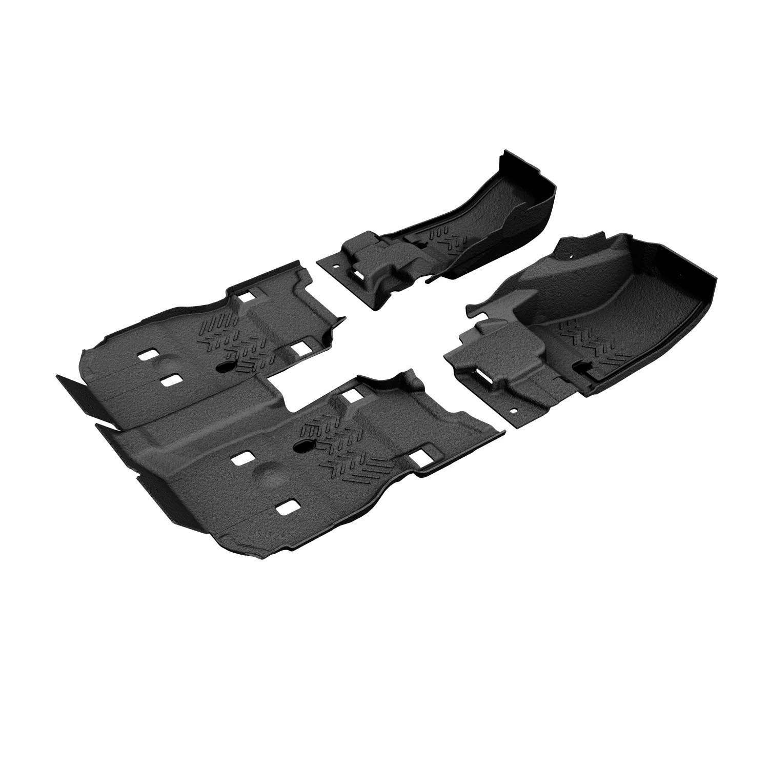 Armorlite b1009725-blk1-aa | 18-23 JEEP WRANGLER JLU 4DR FRONT AND REAR FLOORING MESA SMOKE; 2018-2023