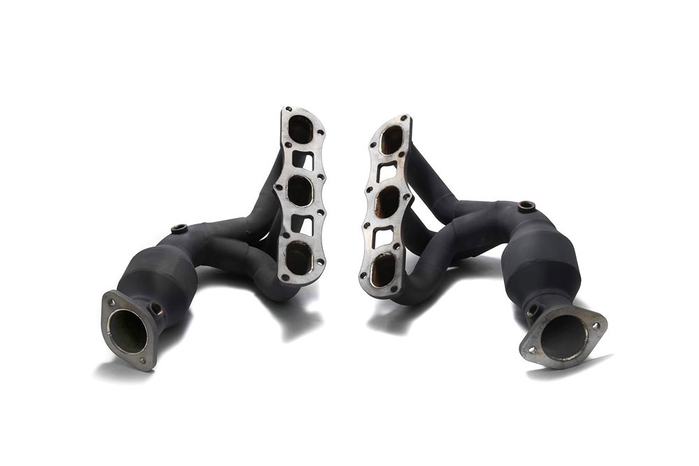 Armytrix P81N1-HCC | ARMYTRIX Porsche 981 Boxster Sport High-Flow Header with 200CPSI Catalytic Converter; 2013-2016