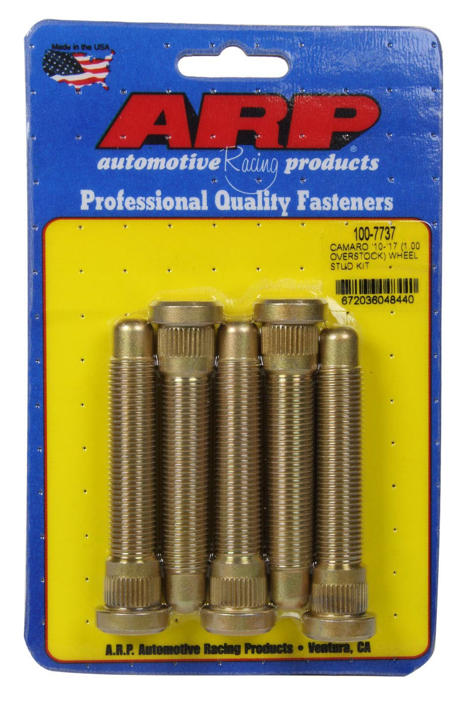 ARP 100-7737 | 10-17 Chevrolet Camaro M14 1in Over Stock Length Wheel Stud Kit; 2010-2017