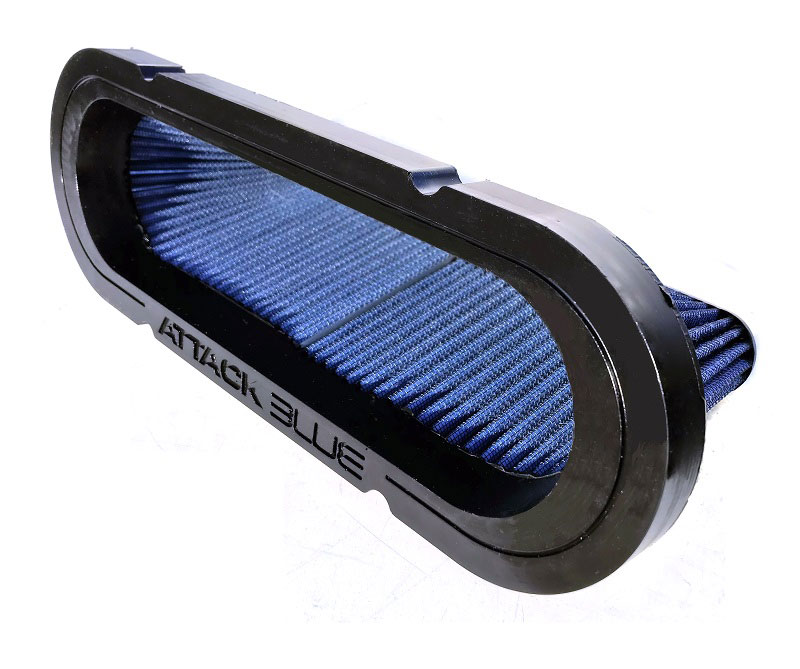 Attack Blue Filters 1001-99T | C6 Corvette LS3, LS7 Nano Dry Air Filter; 2006-2013