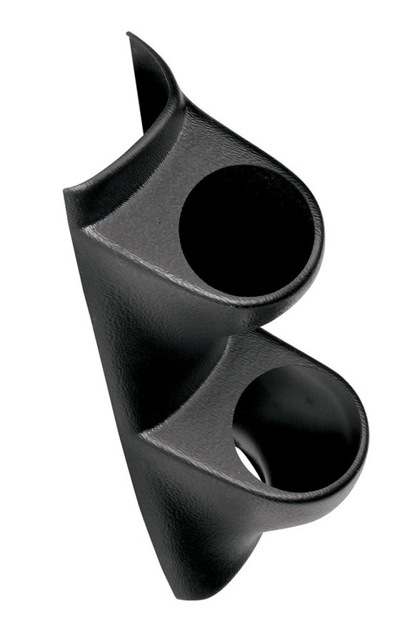 AutoMeter 10100 | Autometer 79-93 Ford Mustang Dual 2 1/16 Inch Black Gauge Pod; 1979-1993