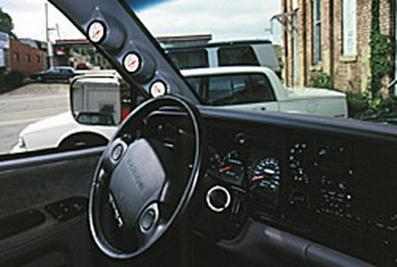 AutoMeter 17201 | Autometer 94-97 Dodge Ram Triple Pillar - Black; 1994-1997