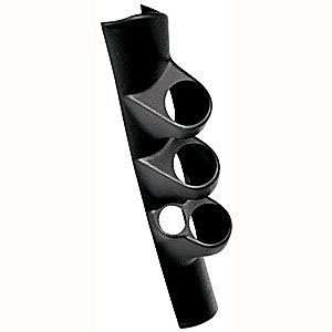 AutoMeter 17205 | Autometer 98-02 Dodge Ram w/ Speaker (Exc 02 1500) Black 52mm Triple Pillar; 1998-2002