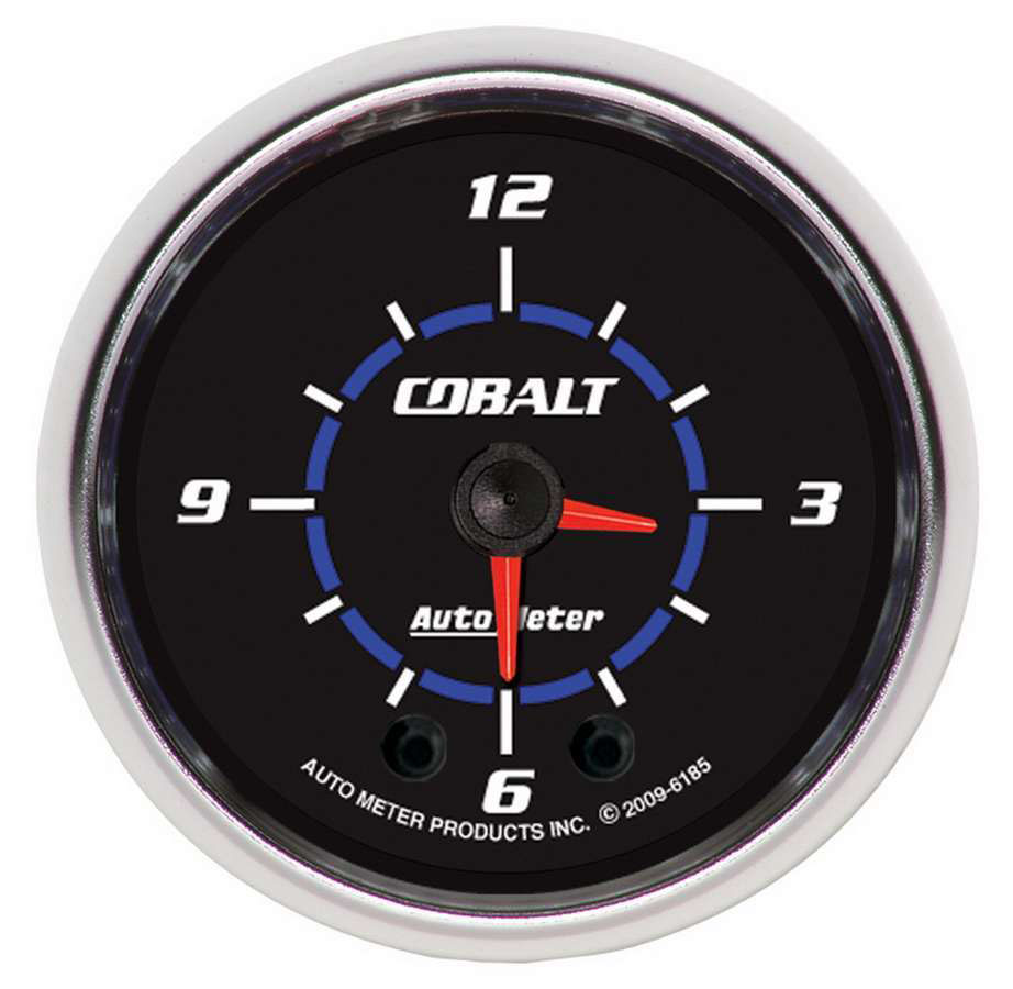 AutoMeter 6185 | Autometer Cobalt 2-1/16in 12 Hour Analog Clock; 2012-2012