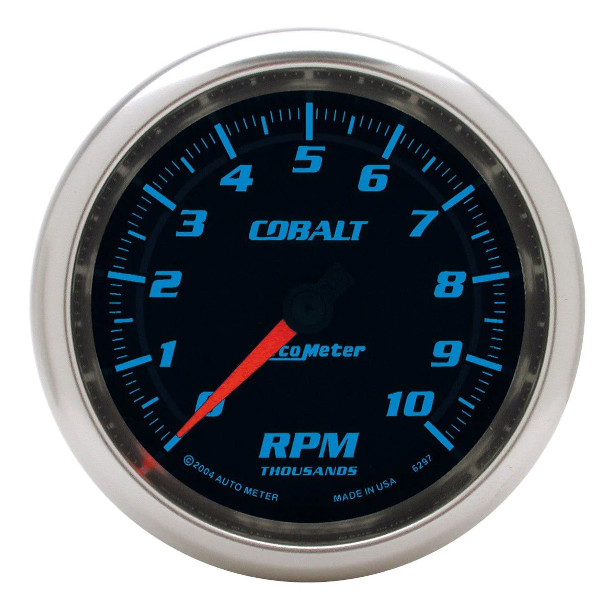 AutoMeter 6297 | Autometer Cobalt 3-3/8in 10,000RPM In-Dash Tachometer; 2010-2010