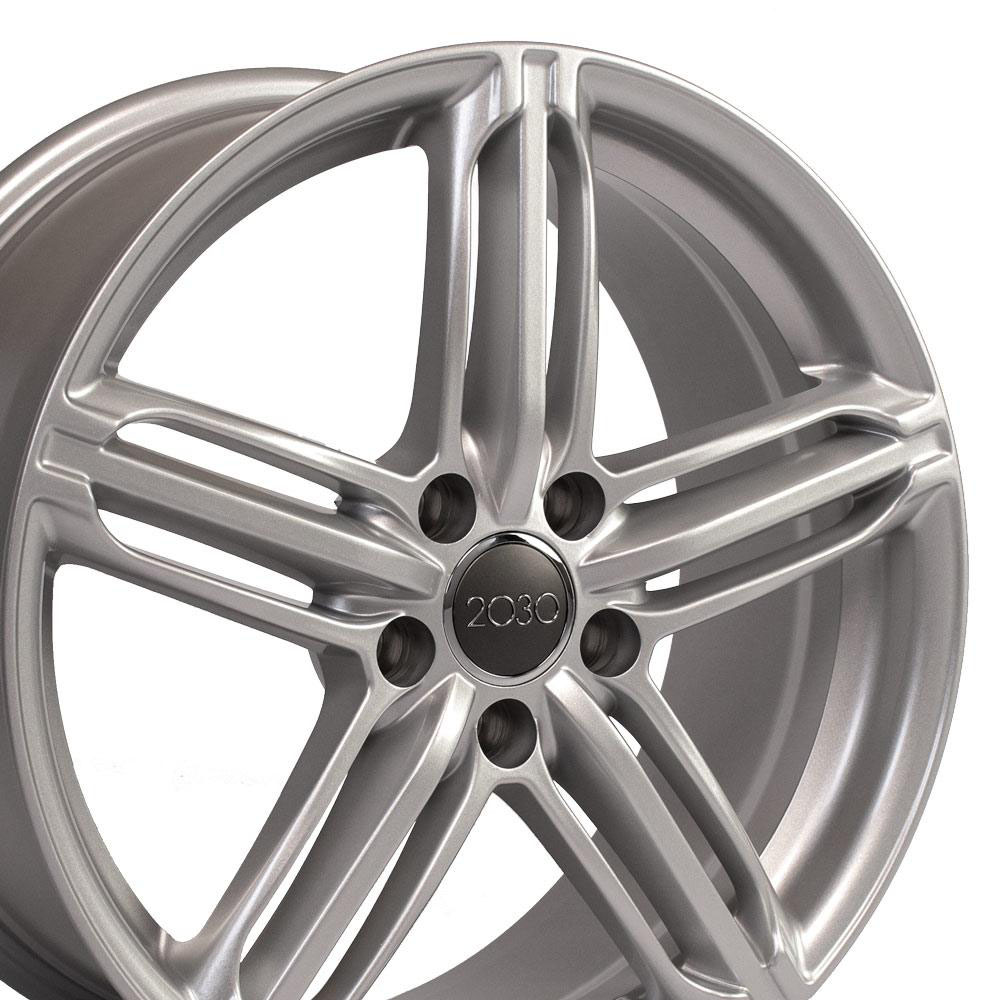 OE Wheels au12-18080-5112-35s | 18 Replica Wheel AU12 RS6 Rim 18x8 Silver Wheel Audi A5 2008-2019; 2008-2019