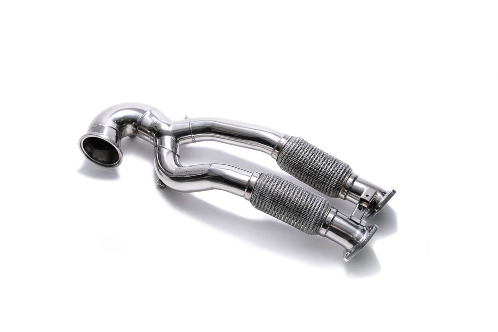 Armytrix AU8VR-BDD | ARMYTRIX Race Downpipe w/Cat-Simulator Audi RS3 8V; 2017-2020