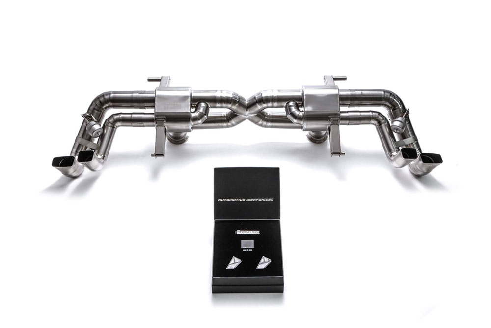 Armytrix AUR13-C | ARMYTRIX Titanium Valvetronic Exhaust System Audi R8 V10 5.2L; 2016-2020