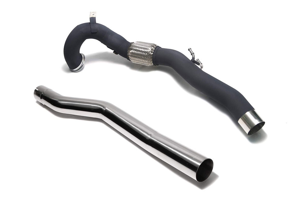 Armytrix AWVSR-DDC | ARMYTRIX Ceramic Coated High-Flow Performance Race Downpipe / Secondary Downpipe Volkswagen Golf; 2013-2016