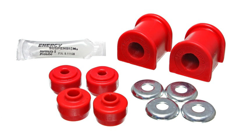 Energy Suspension 8.5136r | 03-08 Lexus / 03-08 Toyota 4Runner Red 17mm Rear Sway Bar Bushing Kit; 2003-2008