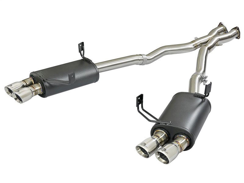 aFe 49-36339-P | MACH Force-Xp 2-1/2in 304 SS Cat-Back Exhaust w/Polished Tips 05-08 BMW Z4 M Coupe (E86) L6 3.2L; 2005-2008