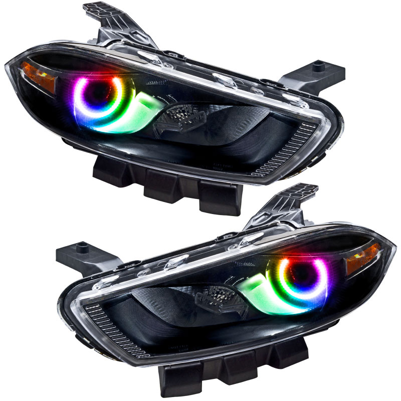 Oracle Lighting 7169-334 | Oracle 13-16 Dodge Dart SMD HL - Black - Halogen - ColorSHIFT w/o Controller; 2013-2016