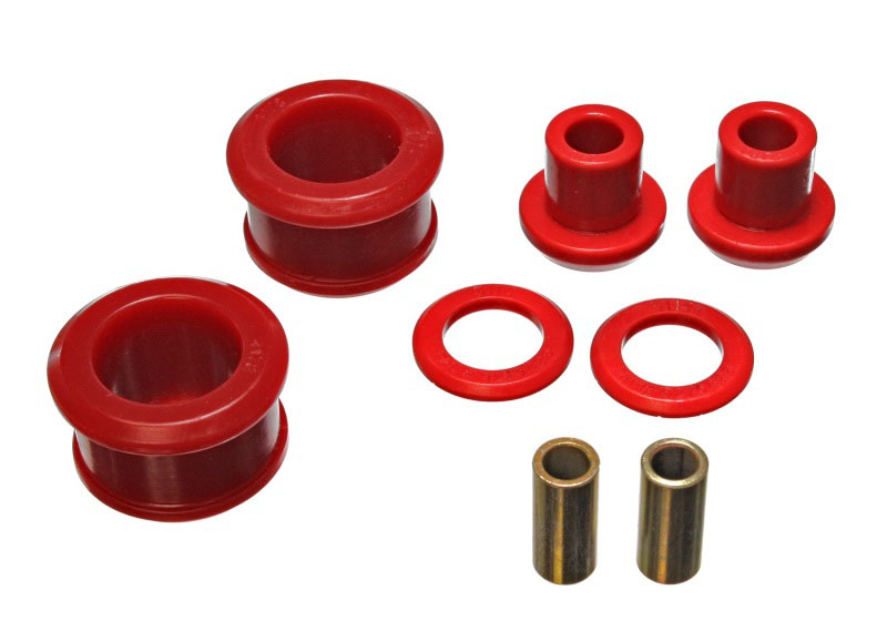 Energy Suspension 7.1108r | 90-96 Nissan 300ZX Red Rear Differential Carrier Bushing Set (Must reuse all metal; 1990-1996