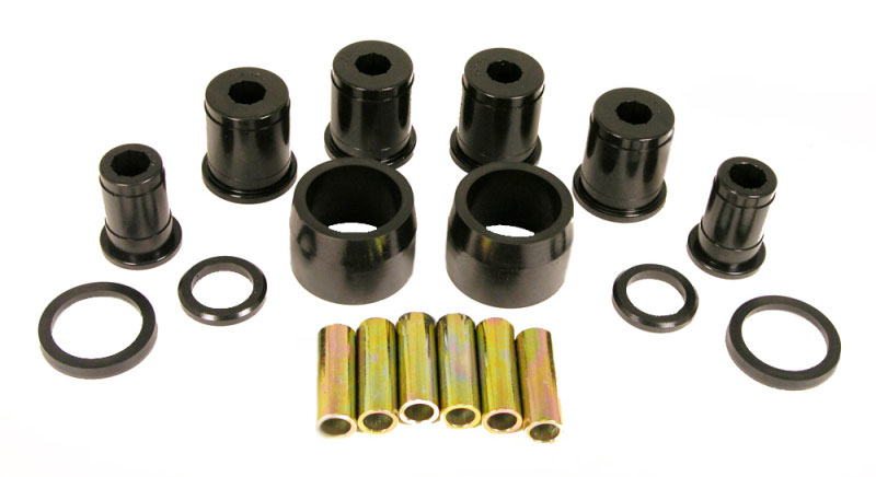 Prothane 7-309-BL | 65-70 GM Full Size Rear Upper/Lower Control Arm Bushings - Black; 1965-1970