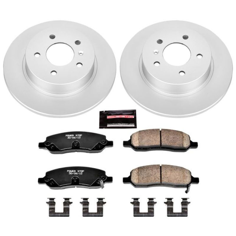 PowerStop crk4658 | Power Stop 06-11 Buick Lucerne Rear Z17 Evolution Geomet Coated Brake Kit; 2006-2011