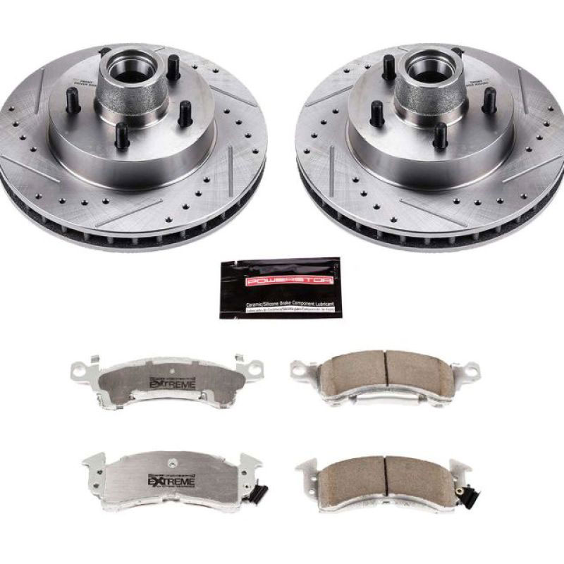 PowerStop k4539-26 | Power Stop 71-73 Buick Centurion Front Z26 Street Warrior Brake Kit; 1971-1973